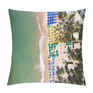 Personality  Guarajuba Beach, Bahia Pillow Covers