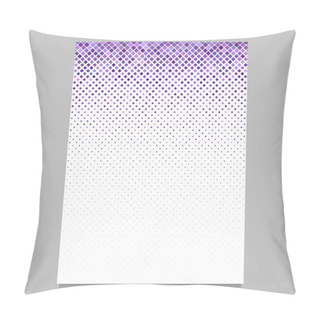 Personality  Geometric Diagonal Square Pattern Background Brochure Template - Graphic Design Pillow Covers