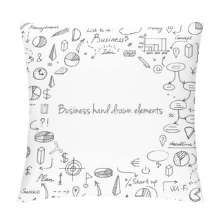 Personality Business Doodle Elements Pillow Covers