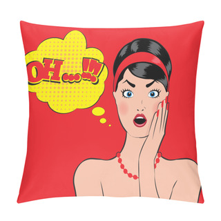 Personality  Wow Pin-up Style Pillow Covers