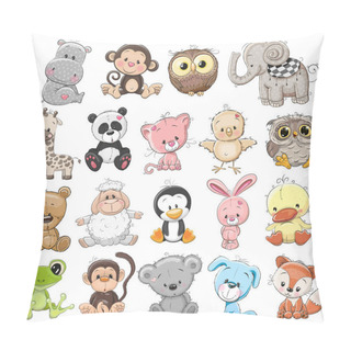 Personality  Set Of Cute Animals Pillow Covers