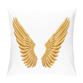 Personality  Golden Wings Pillow Covers