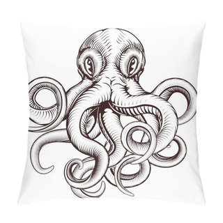 Personality  Octopus Illustration Pillow Covers