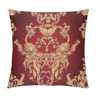 Personality  Vintage Background Ornate Baroque Pattern Pillow Covers