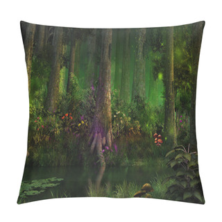 Personality  Dark Fairytale Forest Pillow Covers