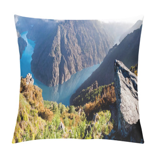 Personality  Canyon De Rio Sil, Galicia, Spain Pillow Covers