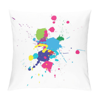 Personality  Color Splashes Background Pillow Covers