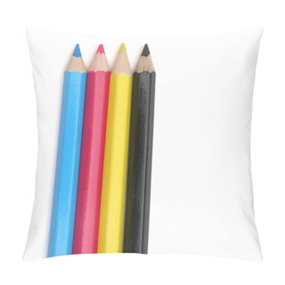 Personality  CMYK Pencils Pillow Covers
