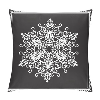 Personality  White Snowflake Pillow Covers