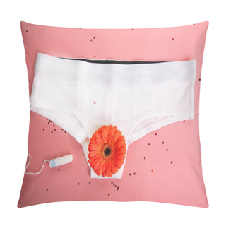 Personality  Menstruation Period Concept. Pillow Covers