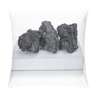Personality  Black Coal And White Firelighter Pillow Covers