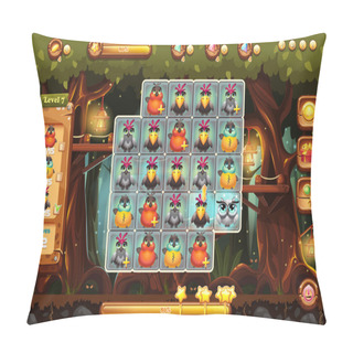 Personality  The Screen Playing Field For The Game Pillow Covers