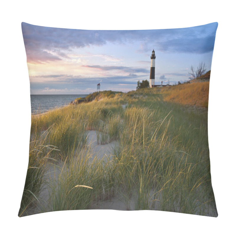 Personality  Big Sable Point Lighthouse. pillow covers