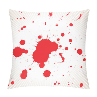 Personality  Blood Splash Pillow Covers
