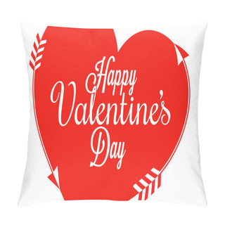Personality  Valentines Day Border Heart Background Pillow Covers