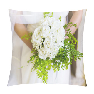 Personality  Bride Bouquet Pillow Covers