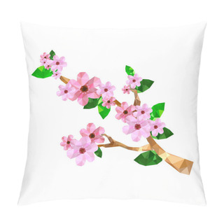 Personality  Origami Cherry Blossom Branch Pillow Covers