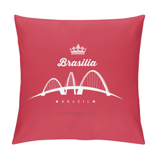 Personality  Brasilia - Bridge Symbol Pillow Covers