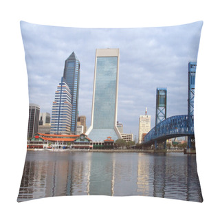 Personality  Jacksonville Florida Skyline Pillow Covers