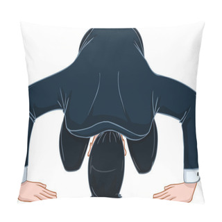 Personality  Man In Suit Bows And Apologises Pillow Covers