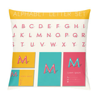 Personality  Alphabet Letter Set Pillow Covers