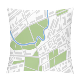 Personality  Vector Map Pillow Covers