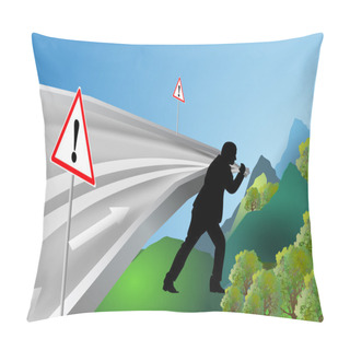 Personality  Man Leads The Way Pillow Covers