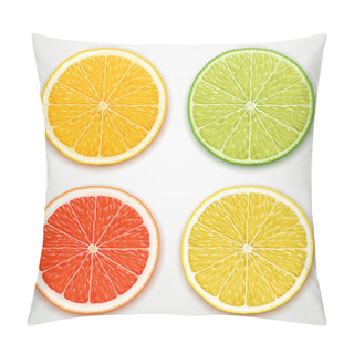 Personality  Vector Citrus Slices Pillow Covers