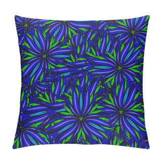 Personality  Abstract Seamless Floral Background Pillow Covers