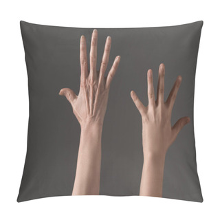 Personality  Human Hands Up Pillow Covers