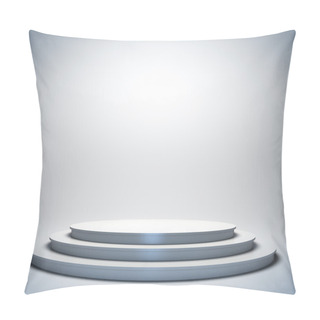 Personality  White Empty Stage. Pillow Covers
