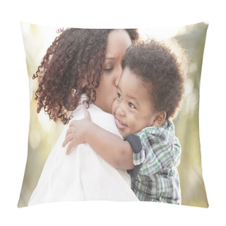 Personality  Loving Mother And Son Pillow Covers