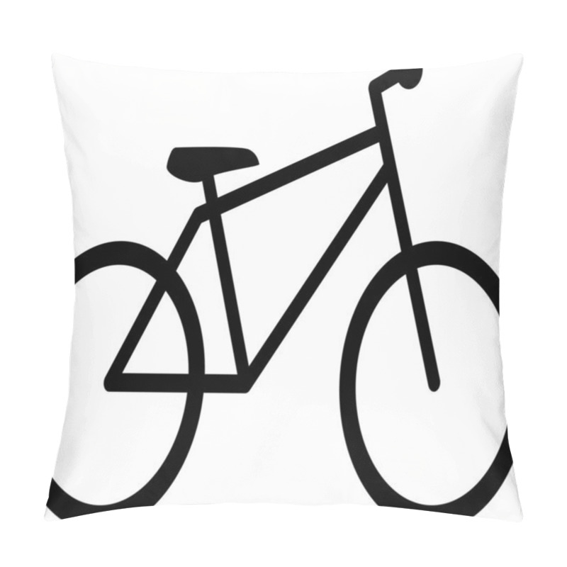 Personality  bicycle bike pedals icon in Recreation & hobbies category pillow covers