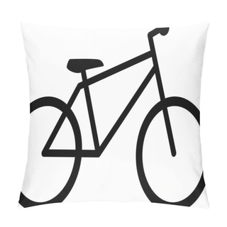 Personality  Bicycle Bike Pedals Icon In Recreation & Hobbies Category Pillow Covers