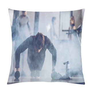 Personality  Sportsman Doing Push Ups Pillow Covers