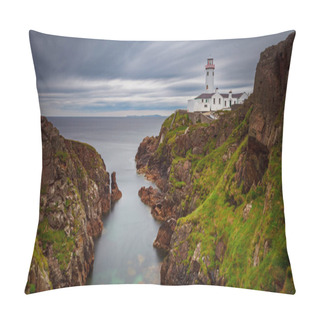 Personality  The Fanad Head Lighthouse In Ireland Pillow Covers