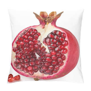 Personality  Half Of Pomegranate On A White Background Pillow Covers