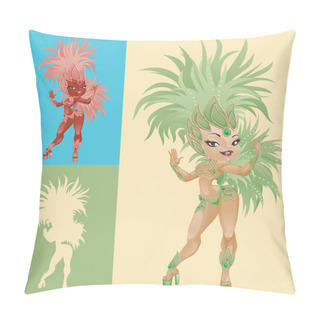 Personality  Rio Carnival Queen Pillow Covers