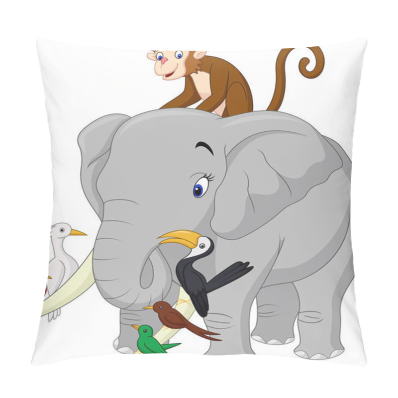 Personality  Happy animals cartoon pillow covers
