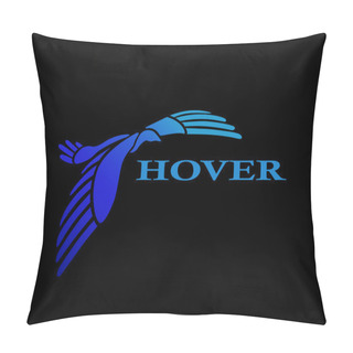 Personality  Flying Bird Logo Design Template Pillow Covers