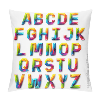 Personality  Polygon Alphabet Pillow Covers