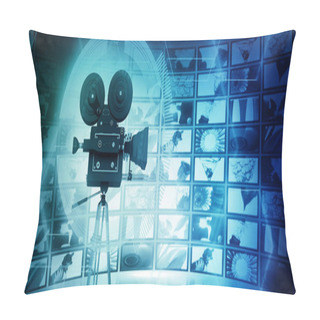 Personality  Digital Image Of Computer Screens Pillow Covers