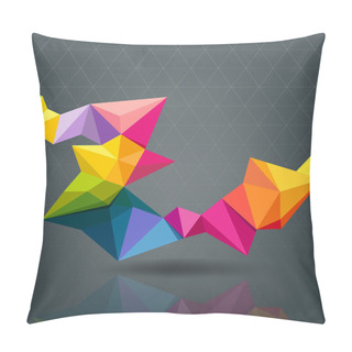 Personality  Abstract Geometric Colorful Modern Design Pillow Covers
