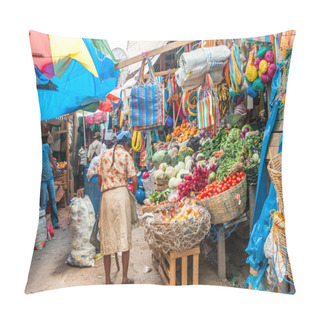 Personality  In Honduras At Market Pillow Covers