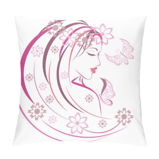 Personality  Floral Girl Pillow Covers