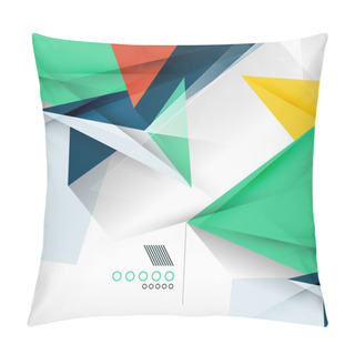 Personality  Abstract Geometric Shape Background Pillow Covers
