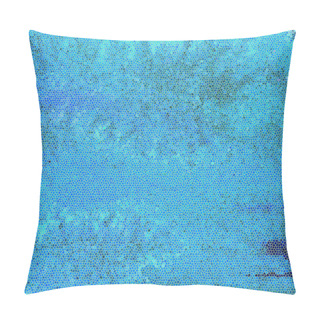 Personality  Abstract Blue Colorful Bright Background, Vintage Retro Pattern Design. Сolorful Abstract Background. Abstract Modern Background With Modern Texture Pattern. Modern Blue Mosaic Grunge Background. Pillow Covers