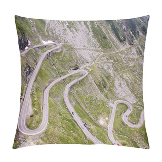 Personality  View With Adventurous Road Of Transfagarasan Pillow Covers