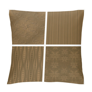 Personality  Elegant Sepia Background Collection Pillow Covers