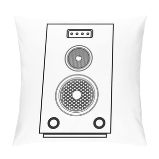 Personality  Speaker Sound Device Icon Pillow Covers